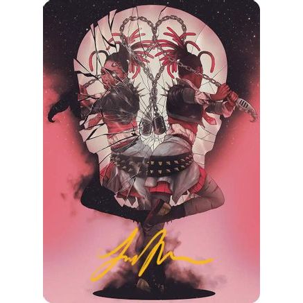 Face Yourself Art Card (Gold-Stamped Signature) (ASFRA-050) - Art Series: Reality Fracture