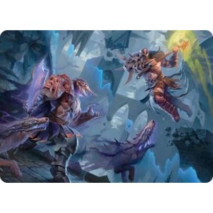 Garruk, Veiled Butcher // Garruk, Curse Breaker Art Card (ASFRA-032) - Art Series: Reality Fracture