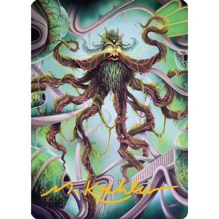 Verdant Kraken Art Card (Gold-Stamped Signature) (ASFRA-053) - Art Series: Reality Fracture