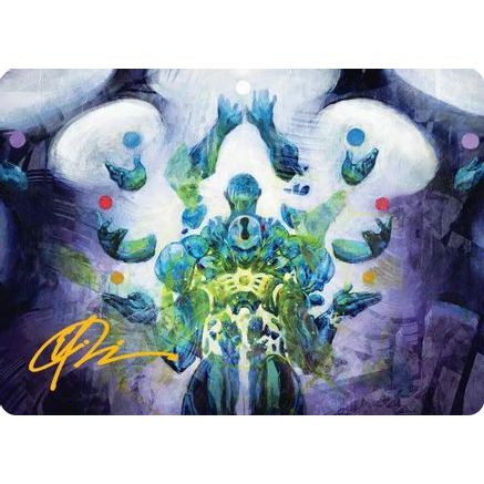 Avatar of Burgeoning Echoes Art Card (Gold-Stamped Signature) (ASFRA-024) - Art Series: Reality Fracture