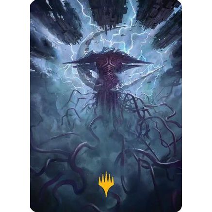 Emrakul, the Exigent Doom Art Card (Gold-Stamped) (ASFRA-001) - Art Series: Reality Fracture