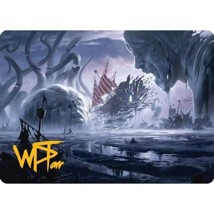 Shipwreck Marsh Art Card (Gold-Stamped Signature) (ASFRA-031) - Art Series: Reality Fracture