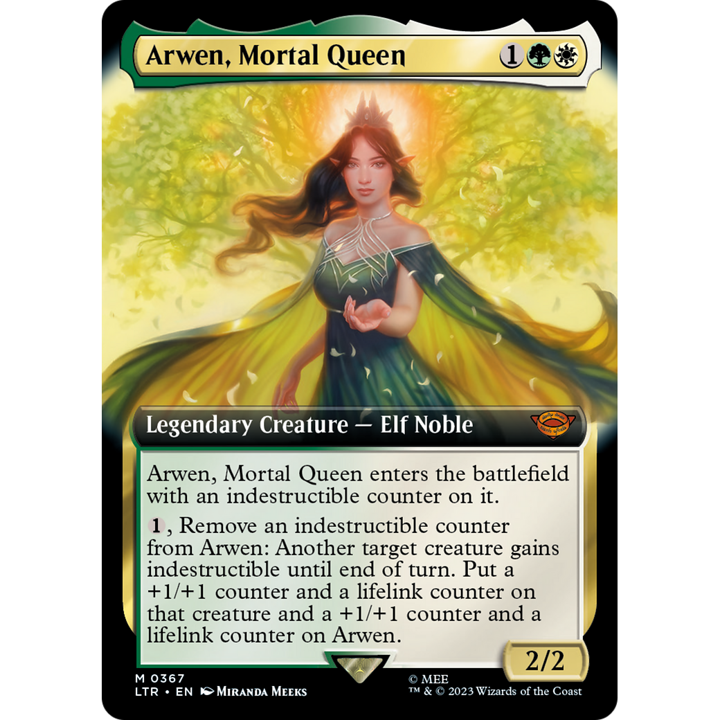 Arwen, Mortal Queen (LTR-367) - The Lord of the Rings: Tales of Middle-earth: (Extended Art)