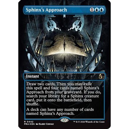 Sphinx's Approach (Borderless) (FRA-442) - Reality Fracture Foil