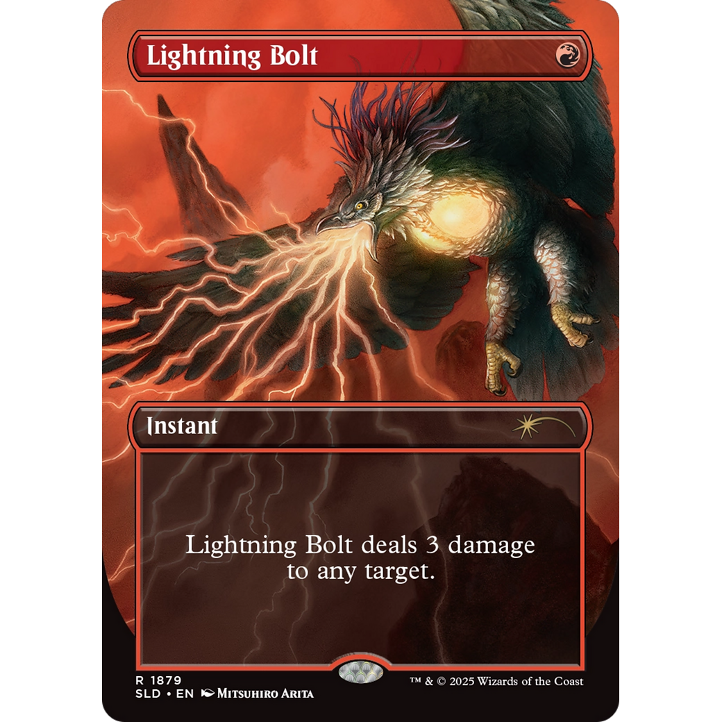 Lightning Bolt (1879) (SLD-1879) - Secret Lair Drop (Borderless)