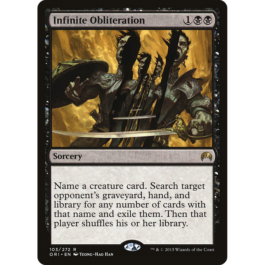 Infinite Obliteration (ORI-103) - Magic Origins