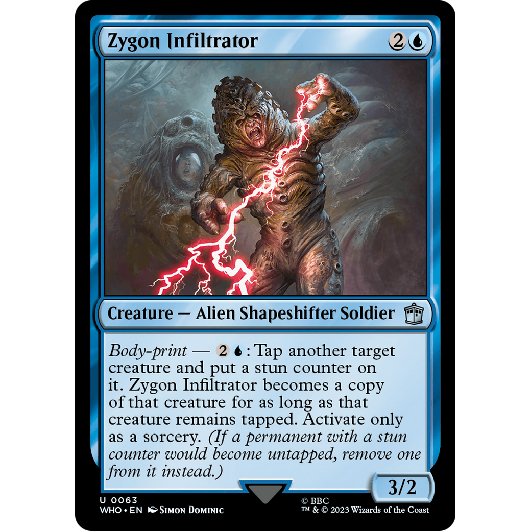 Zygon Infiltrator (WHO-063) - Doctor Who Foil