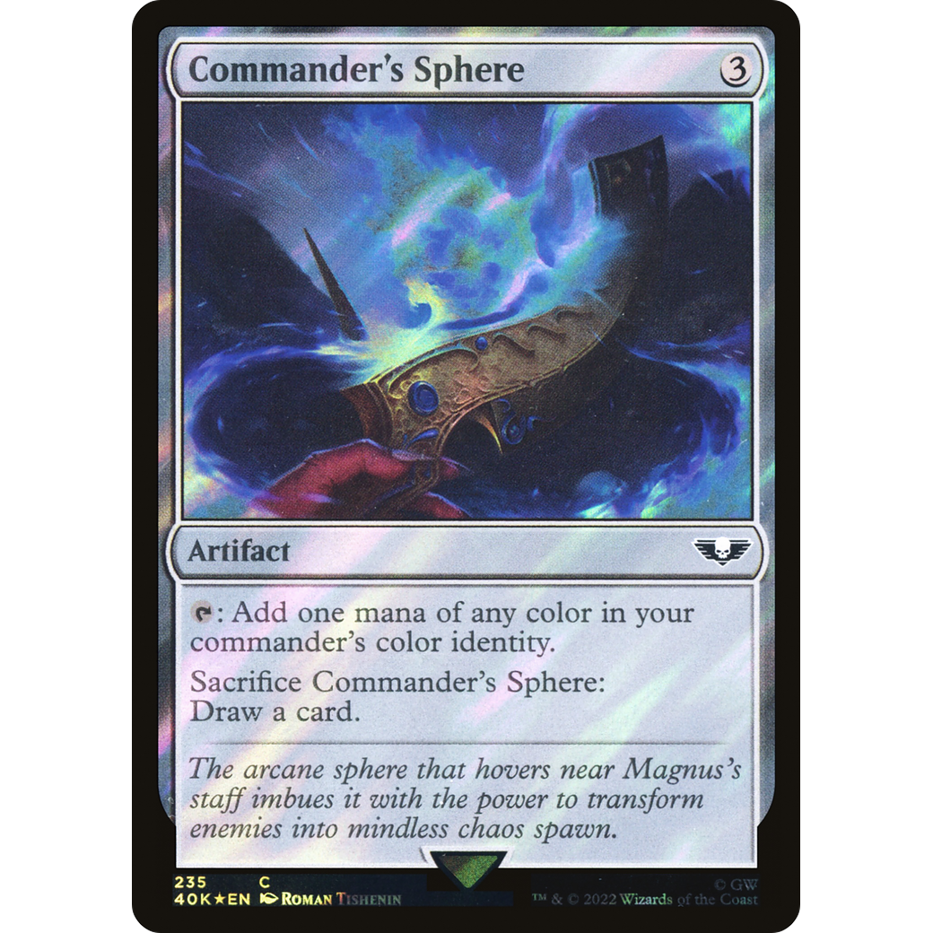 Commander's Sphere (40K-235) - Warhammer 40,000 Commander Foil