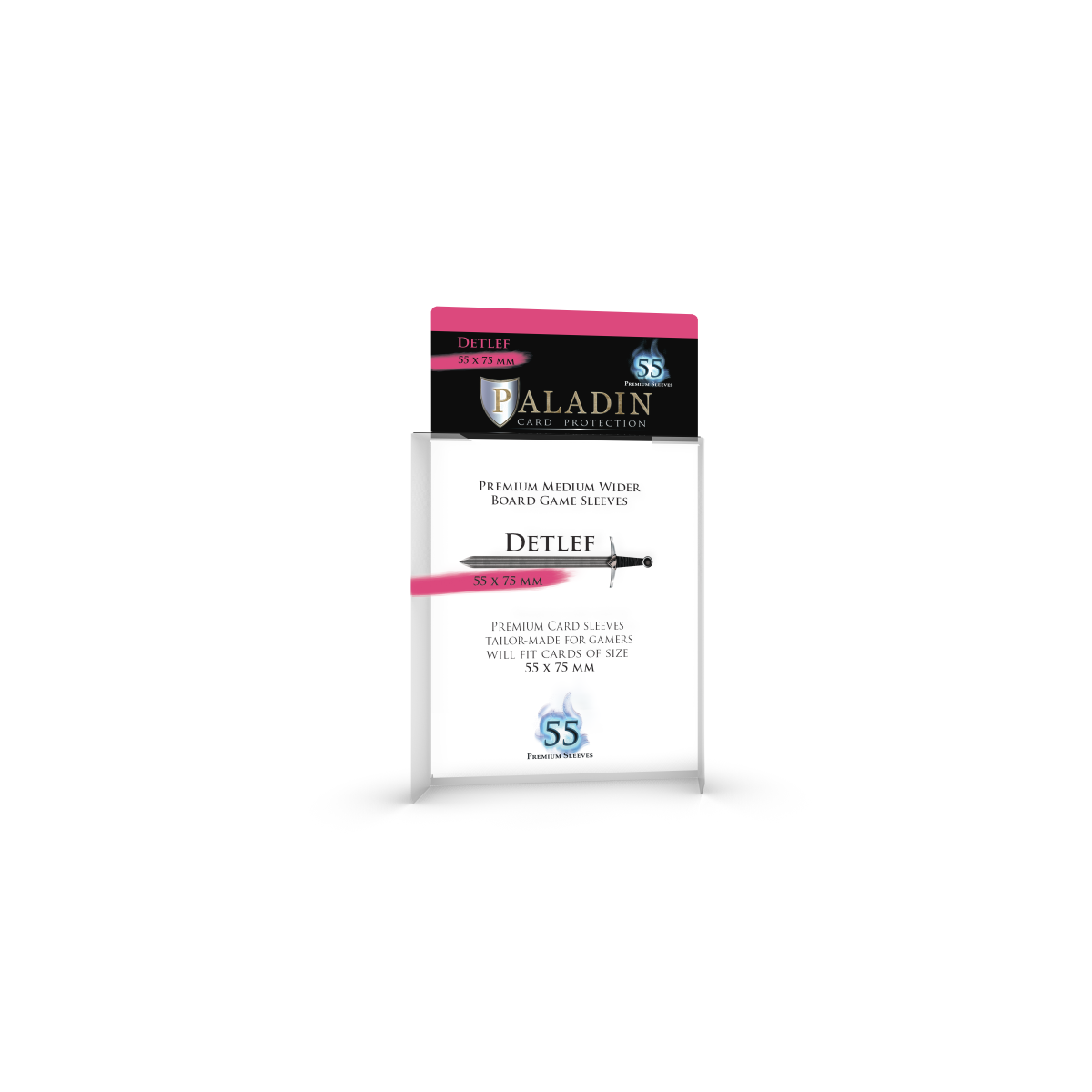 Paladin Card Protectors - Clear Gloss Regular Size: Baldur – 58x108mm