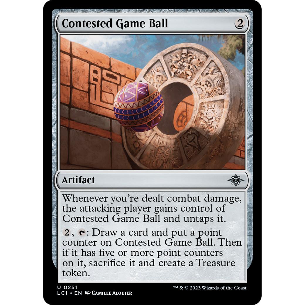 Contested Game Ball (LCI-251) - The Lost Caverns of Ixalan Foil