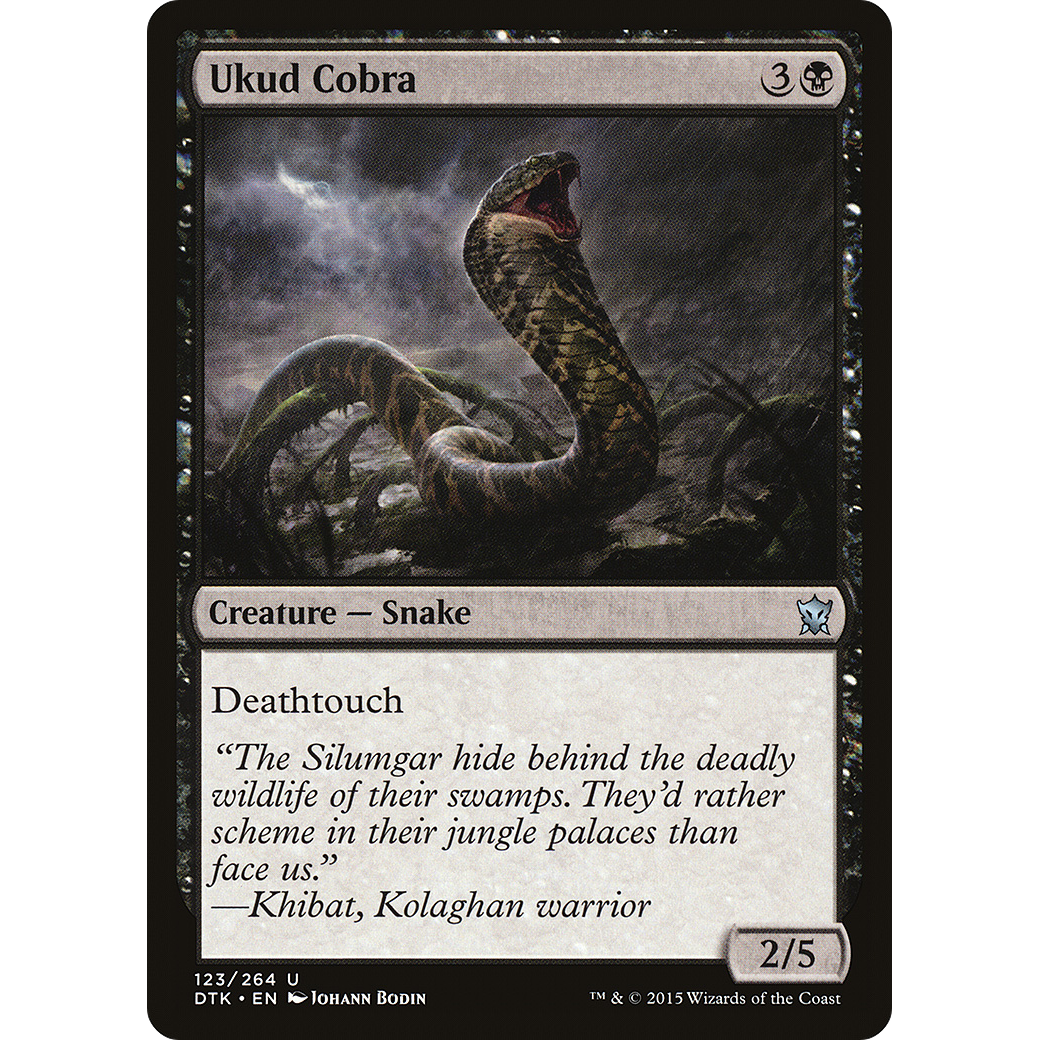 Ukud Cobra (DTK-123) - Dragons of Tarkir Foil
