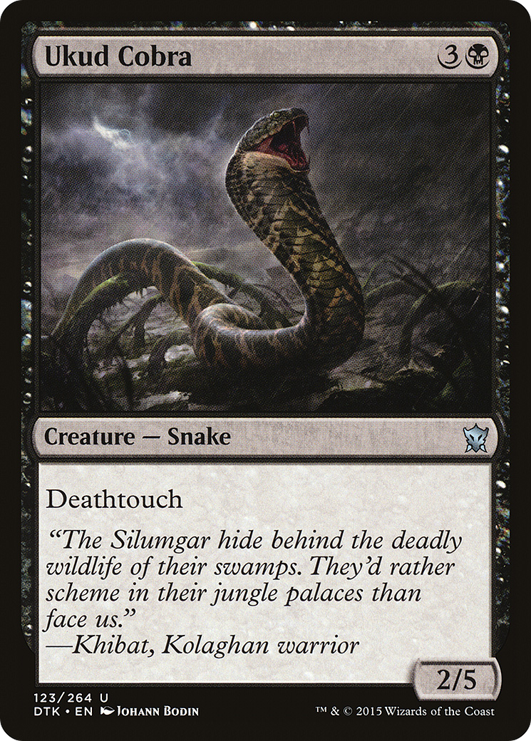 Ukud Cobra (DTK-123) - Dragons of Tarkir