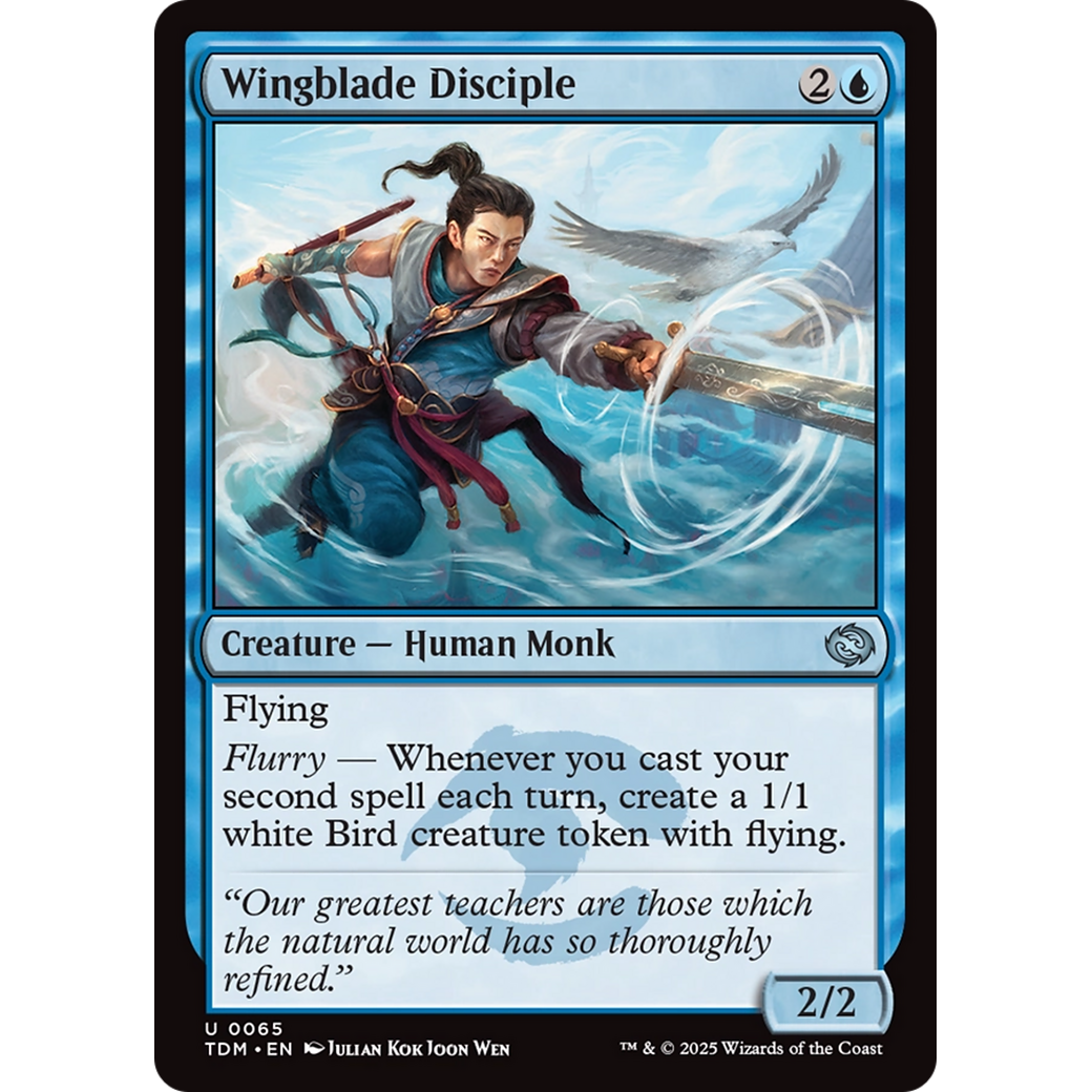Wingblade Disciple (TDM-065) - Tarkir: Dragonstorm Foil