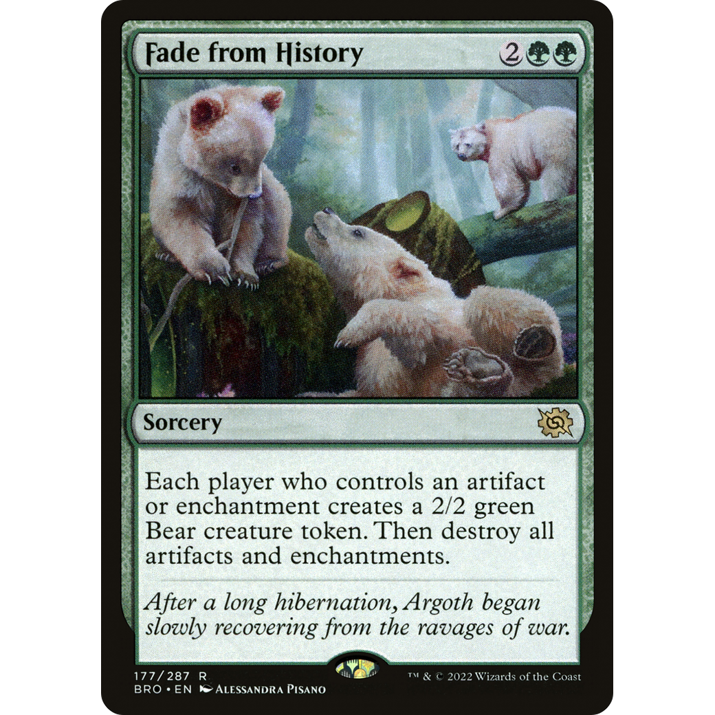Fade from History (BRO-177) - The Brothers' War Foil