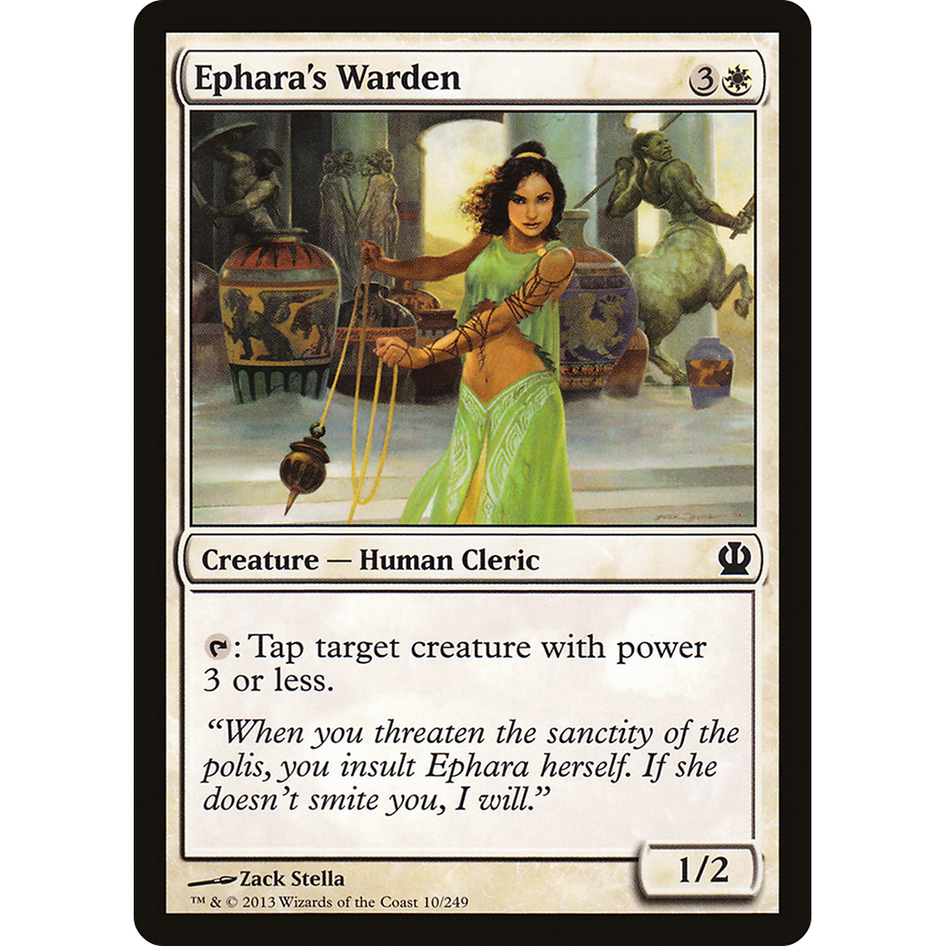 Ephara's Warden (THS-010) - Theros Foil
