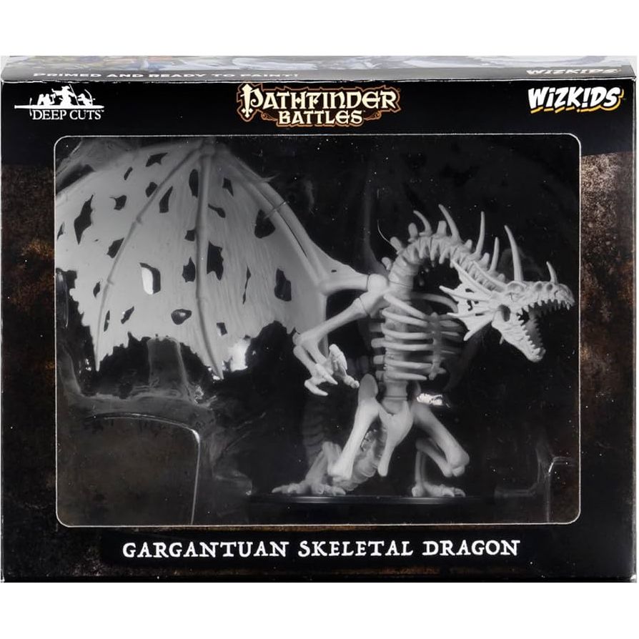 W11 Gargantuan Skeletal Dragon Miniature