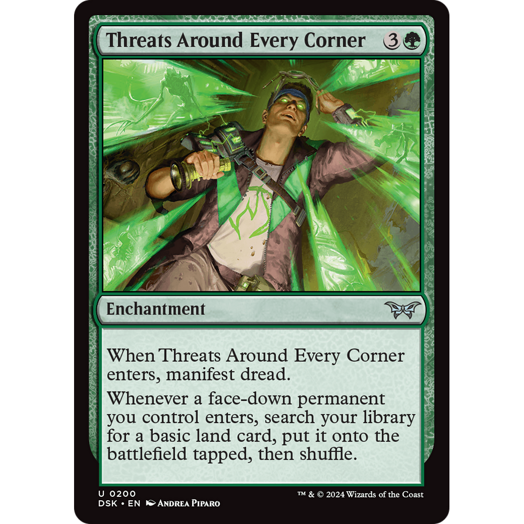Threats Around Every Corner (DSK-200) - Duskmourn: House of Horror Foil