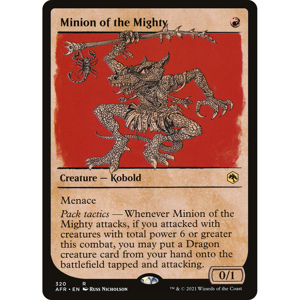 Minion of the Mighty (Showcase) (AFR-320) - Adventures in the Forgotten Realms: (Showcase)