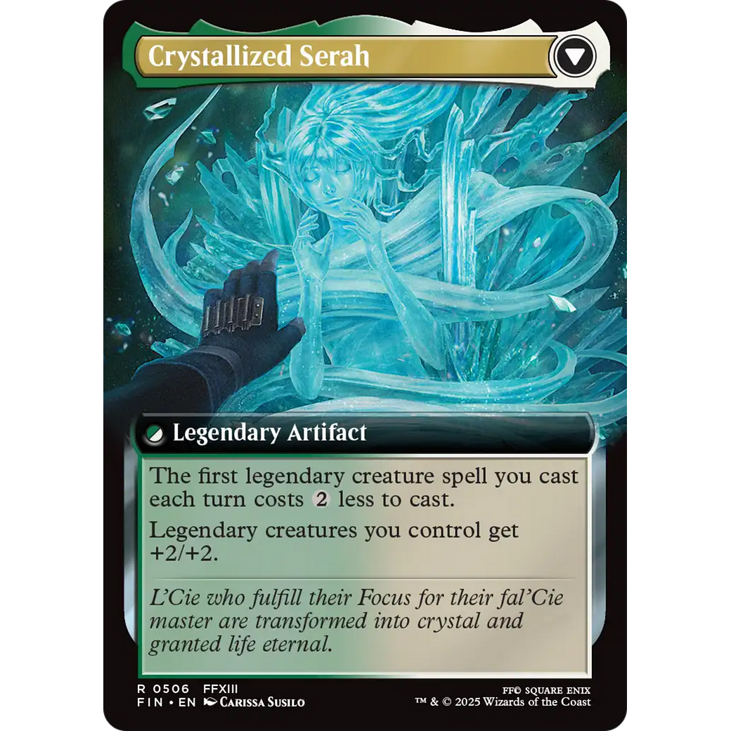 Serah Farron // Crystallized Serah (FIN-506) - FINAL FANTASY: (Extended Art) Foil