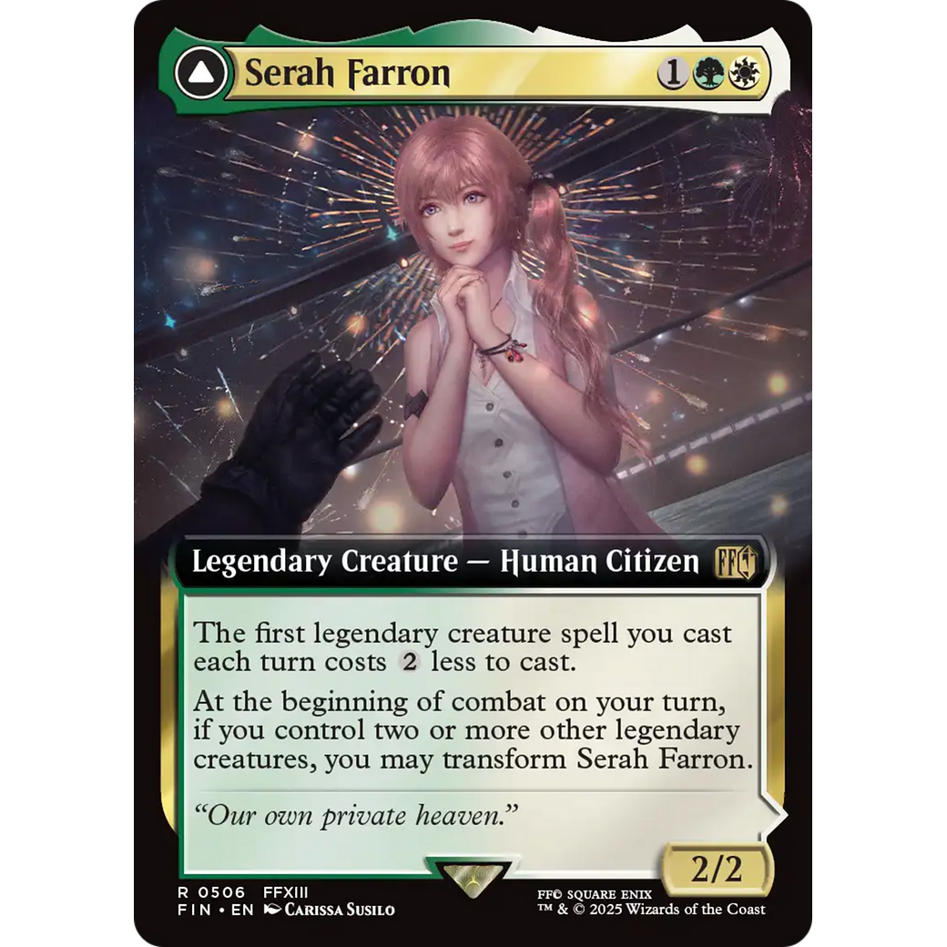 Serah Farron // Crystallized Serah (FIN-506) - FINAL FANTASY: (Extended Art) Foil