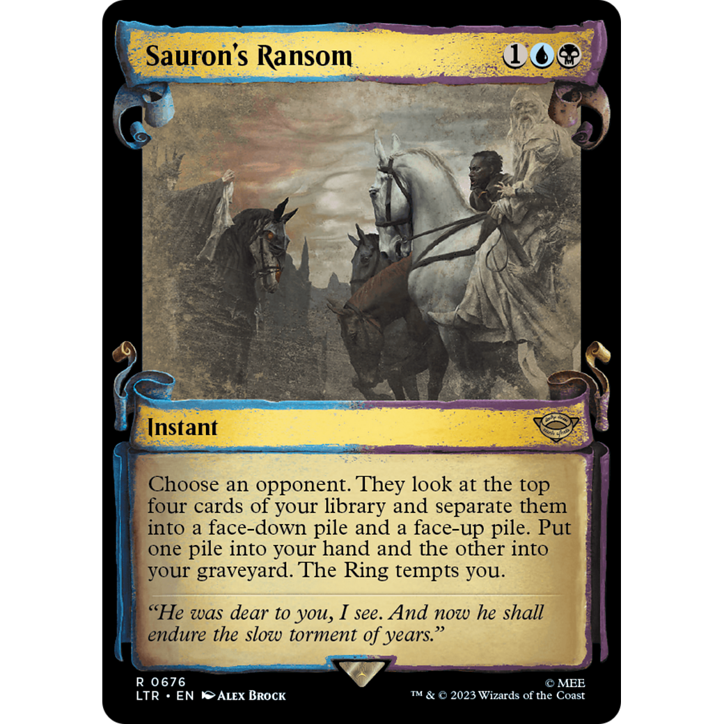 Sauron's Ransom (LTR-676) - The Lord of the Rings: Tales of Middle-earth: (Showcase) Foil