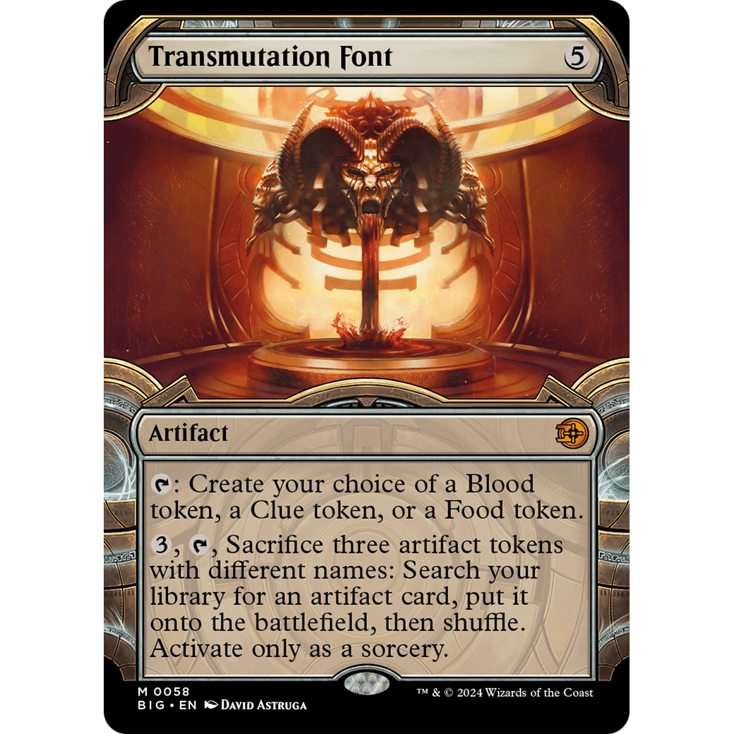 Transmutation Font (Showcase) (BIG-058) - The Big Score: (Showcase)