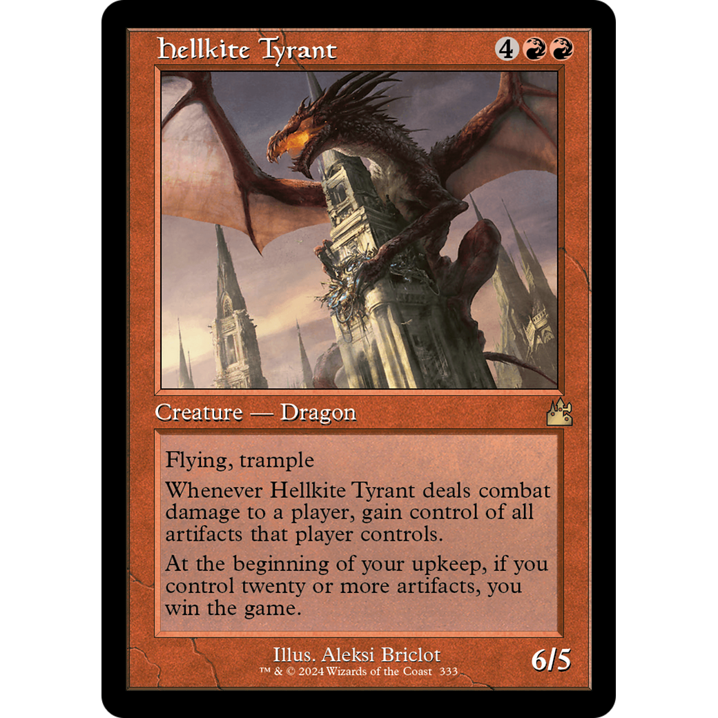 Hellkite Tyrant (RVR-333) - Ravnica Remastered Foil