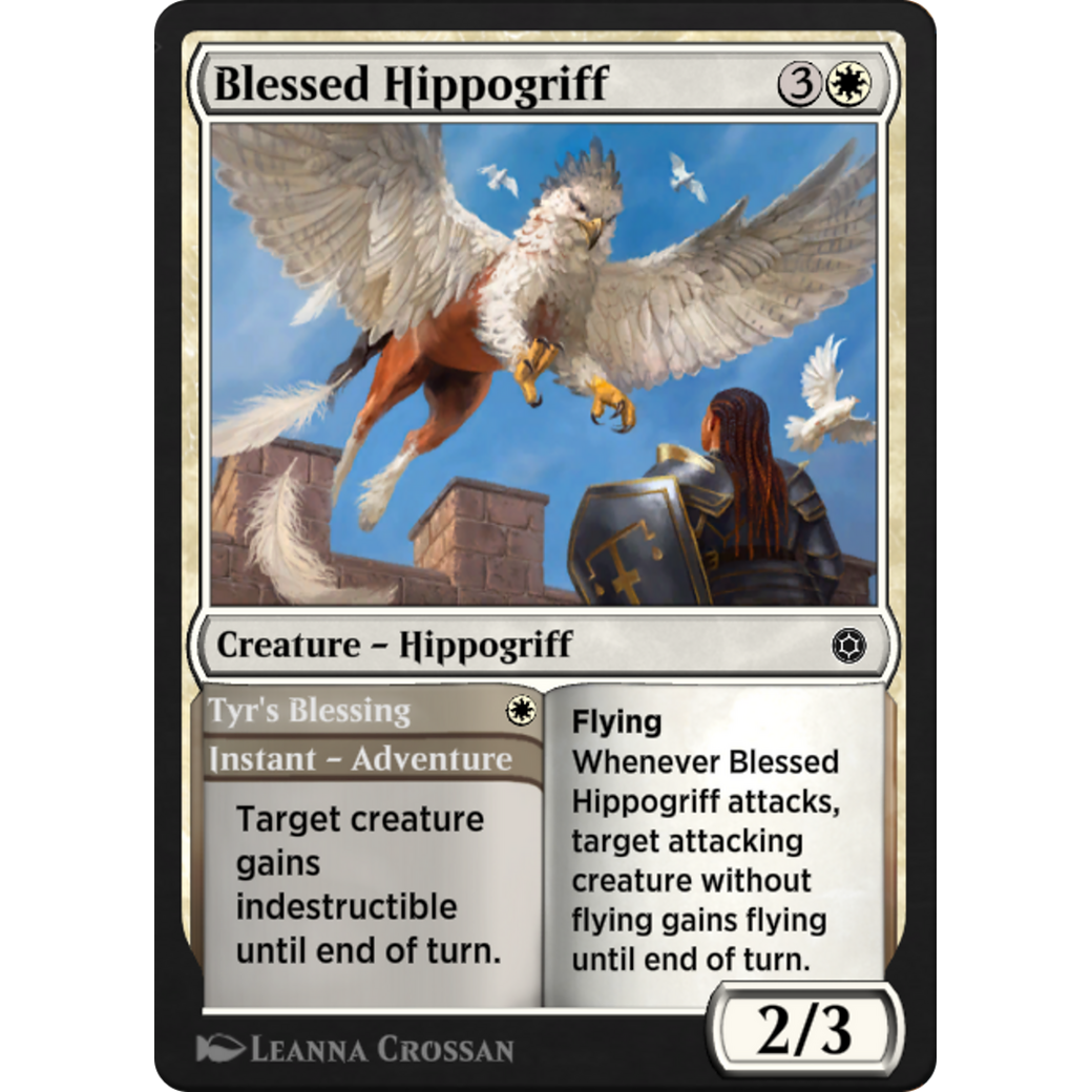 Blessed Hippogriff // Tyr's Blessing (HBG-085) - Alchemy Horizons: Baldur's Gate