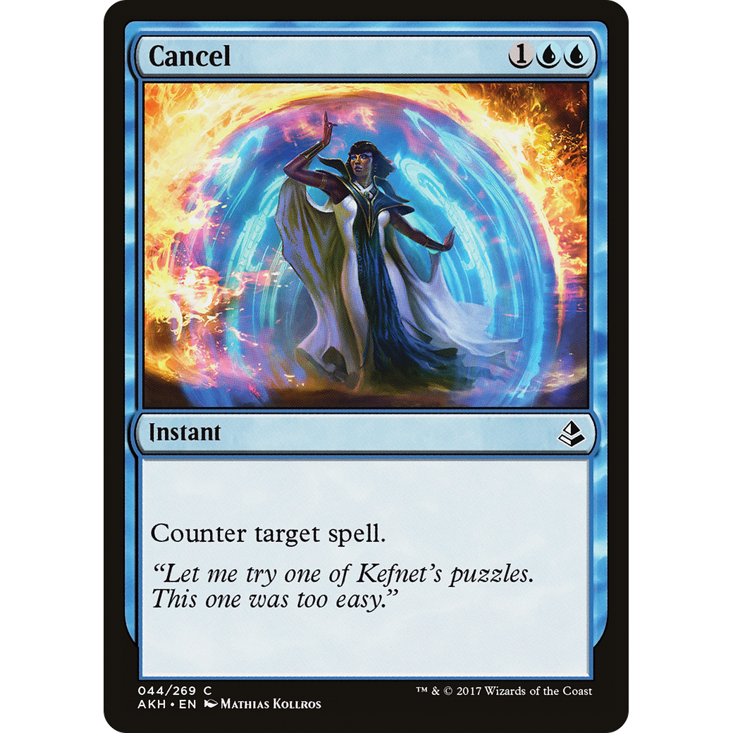 Cancel (AKH-044) - Amonkhet Foil