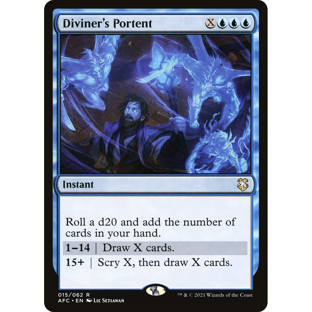 Diviner's Portent (AFC-015) - Forgotten Realms Commander