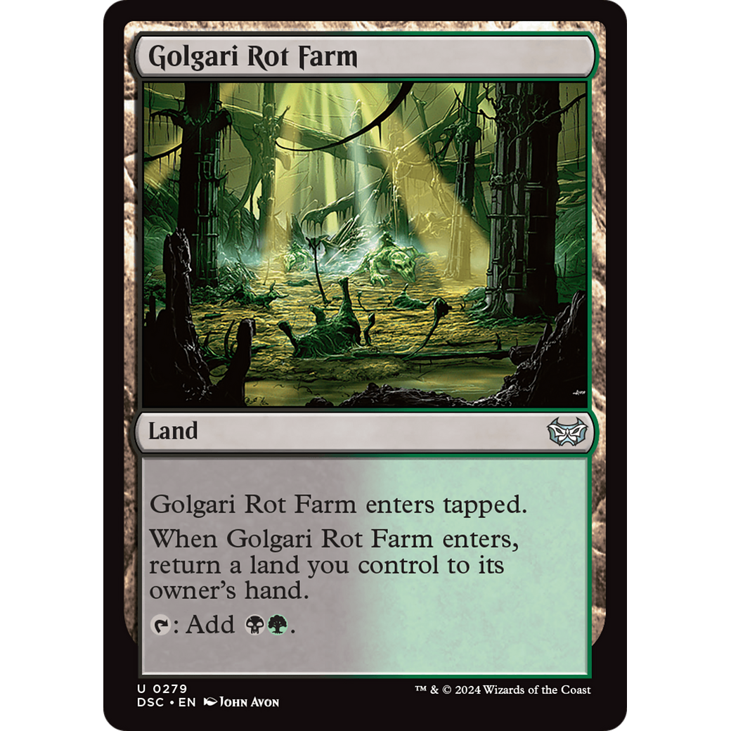 Golgari Rot Farm (DSC-279) - Duskmourn: House of Horror Commander