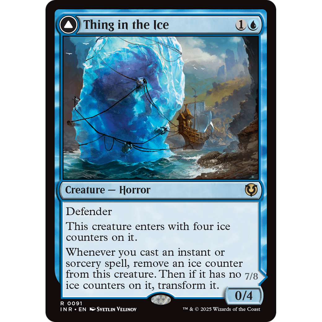 Thing in the Ice // Awoken Horror (INR-091) - Innistrad Remastered Foil