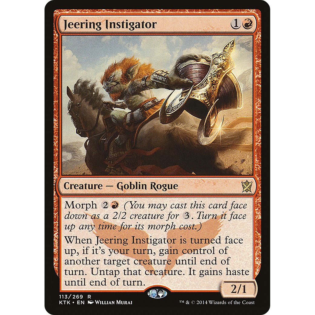 Jeering Instigator (KTK-113) - Khans of Tarkir
