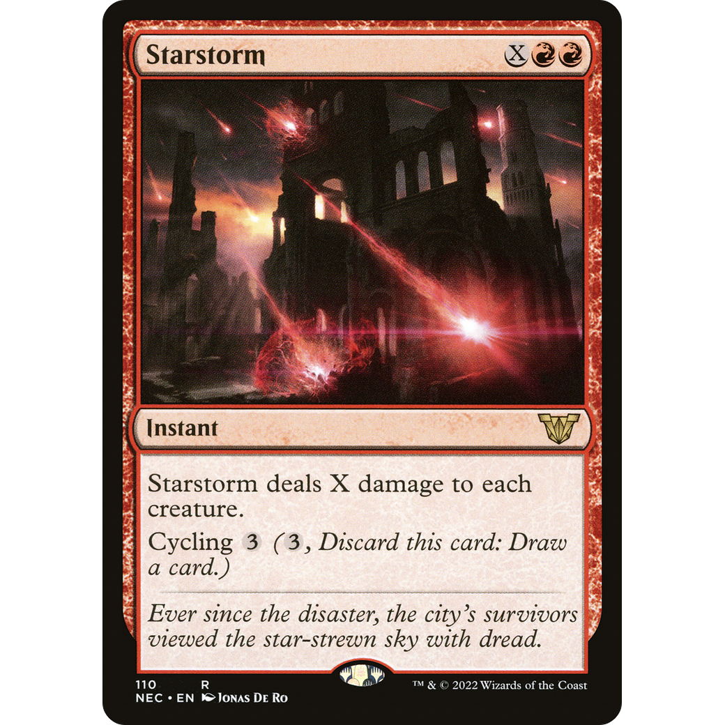 Starstorm (NEC-110) - Neon Dynasty Commander