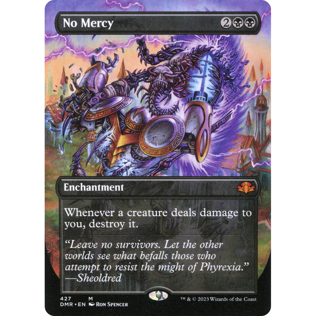 No Mercy (Borderless) (DMR-427) - Dominaria Remastered (Borderless)