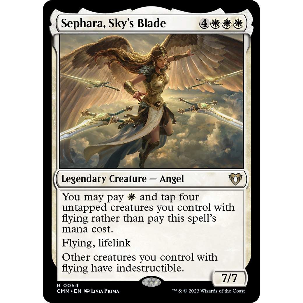 Sephara, Sky's Blade (CMM-054) - Commander Masters