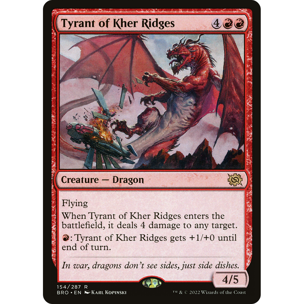 Tyrant of Kher Ridges (BRO-154) - The Brothers' War Foil