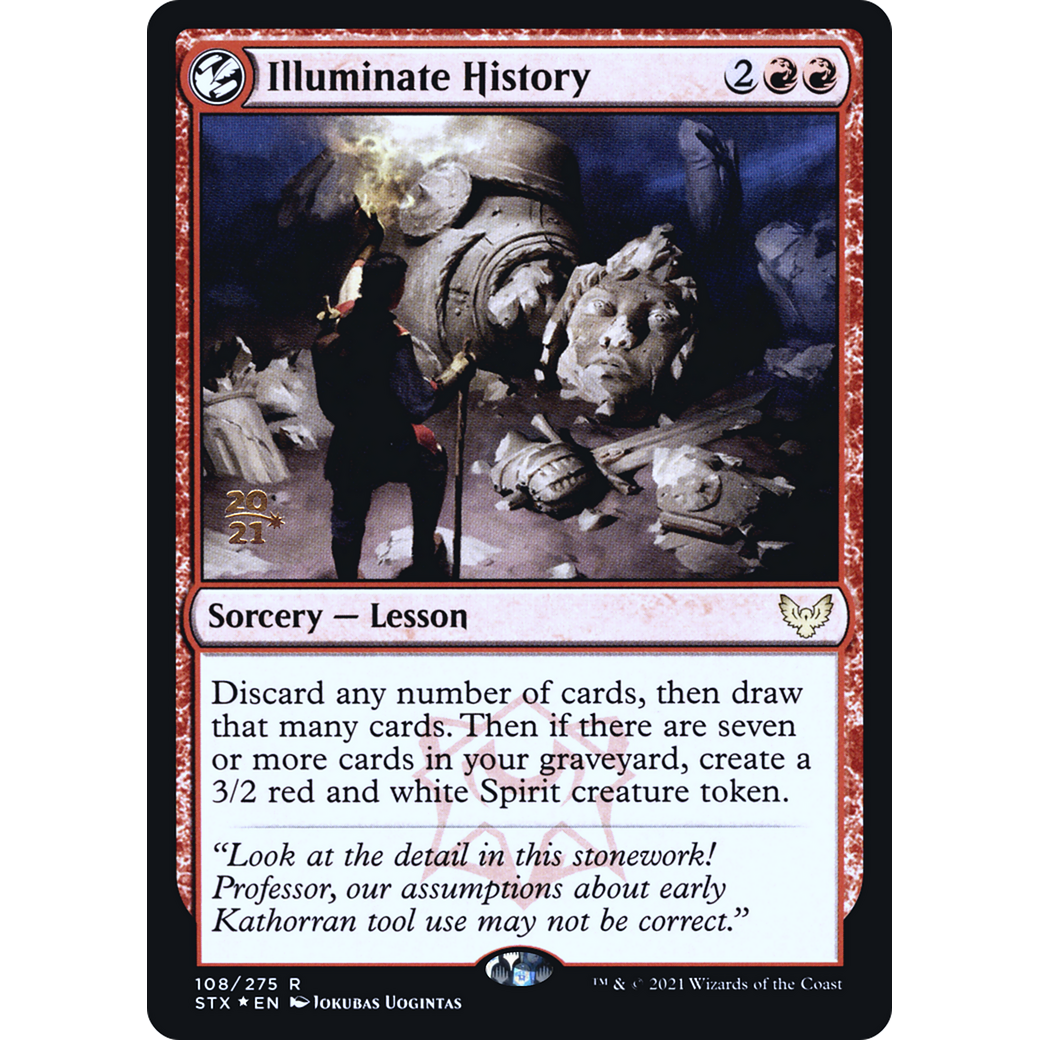 Illuminate History (PRE-108) - Strixhaven: School of Mages Promos: (lesson) Foil