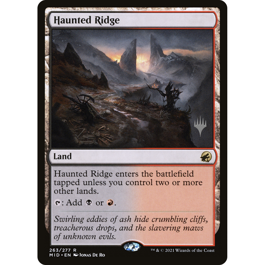 Haunted Ridge (PPMID-263) - Innistrad: Midnight Hunt Promos