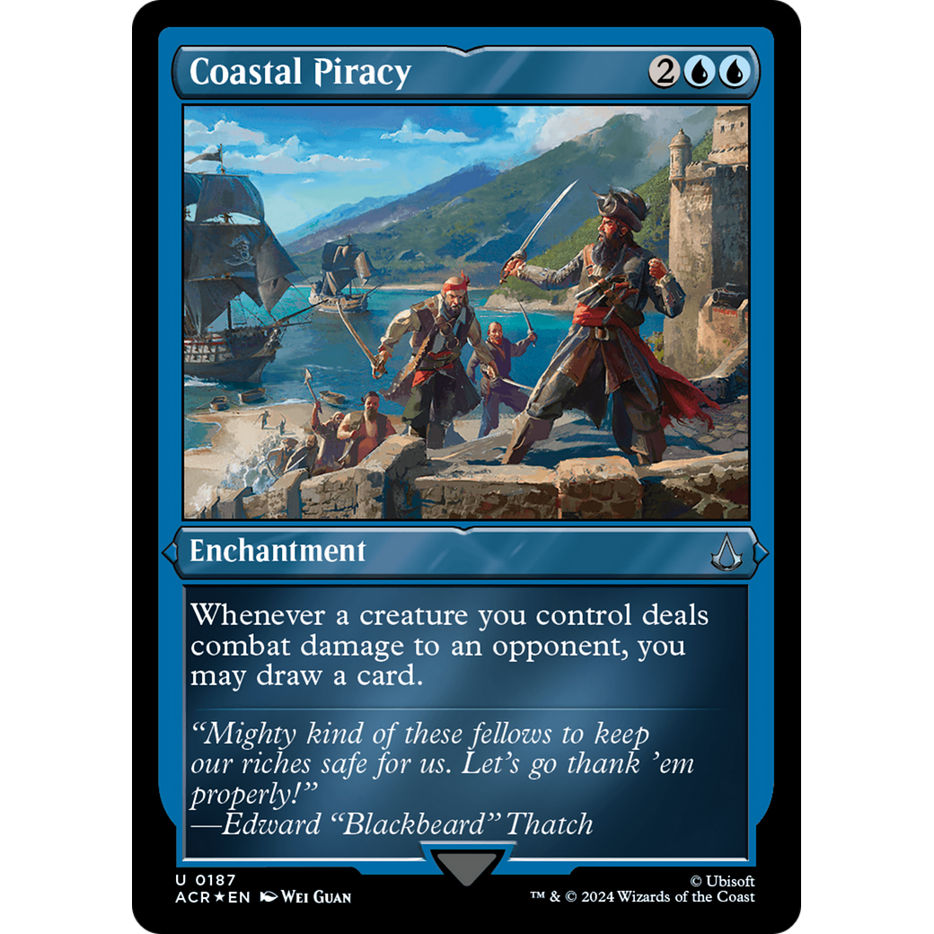 Coastal Piracy (ACR-187) - Assassin's Creed Etched Foil