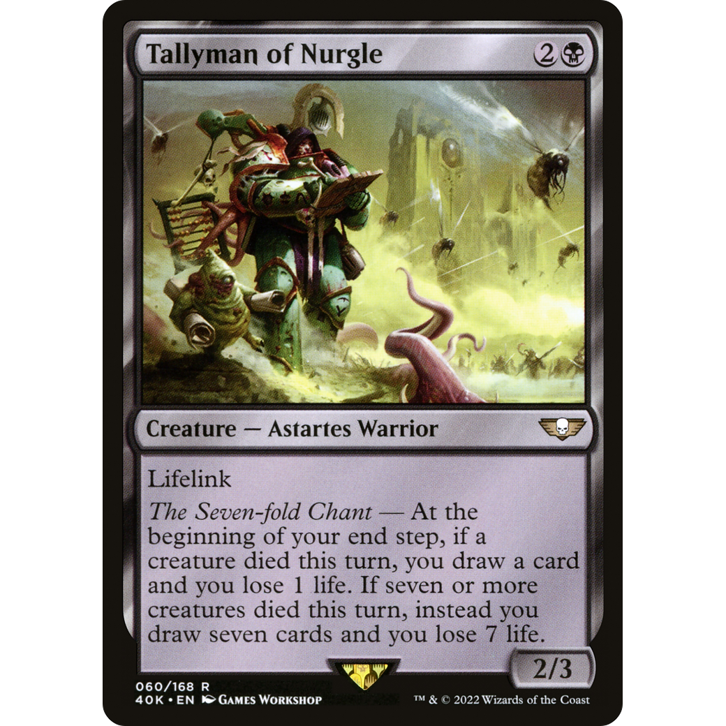 Tallyman of Nurgle (40K-060) - Warhammer 40,000 Commander