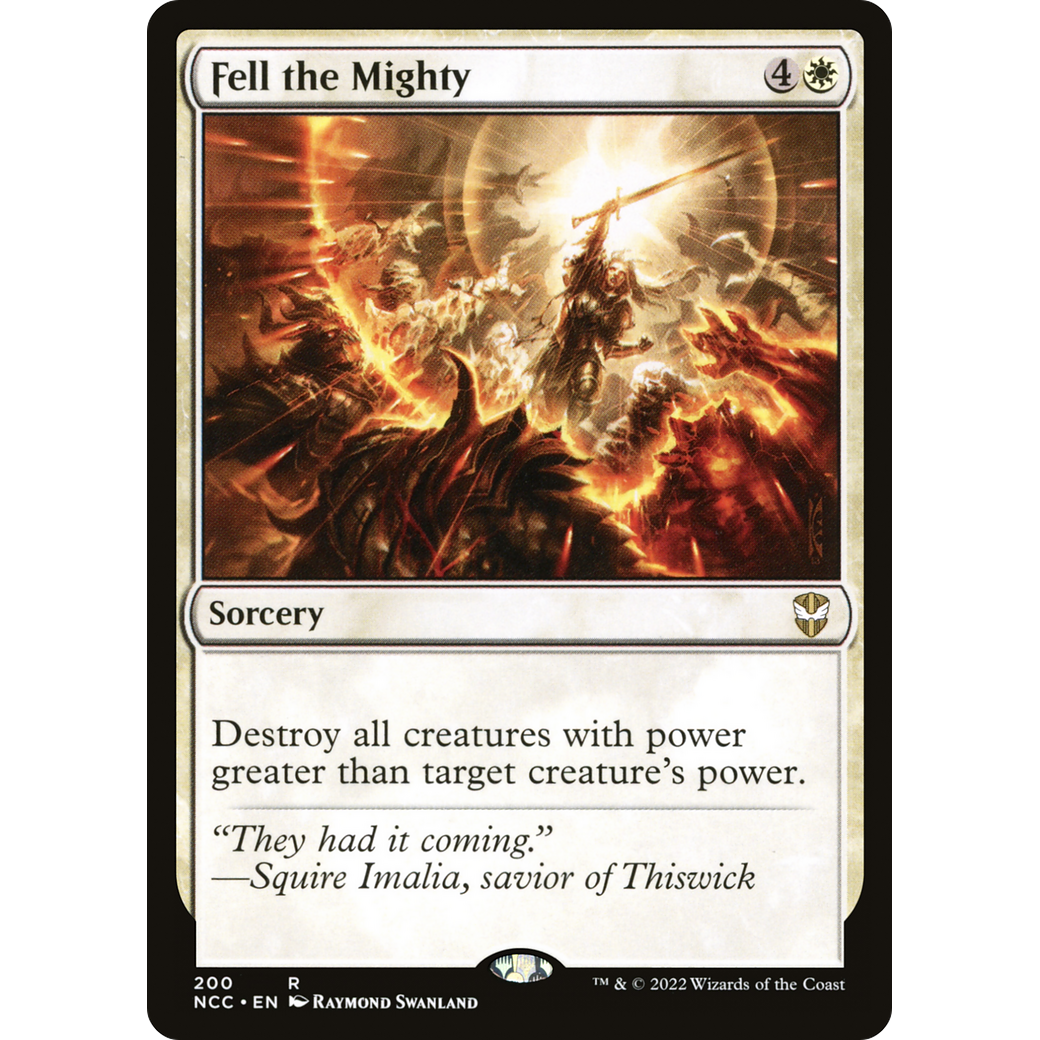 Fell the Mighty (NCC-200) - New Capenna Commander