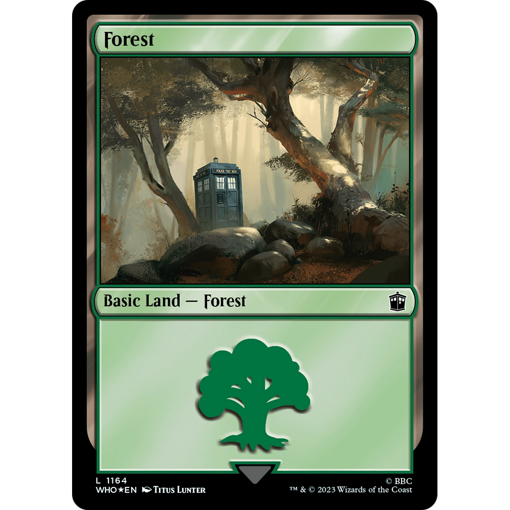 Forest (1164) (Surge Foil) (WHO-1164) - Doctor Who Foil