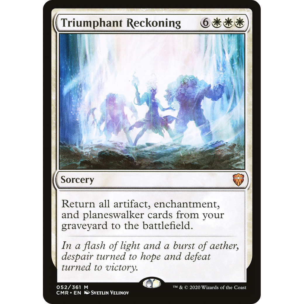 Triumphant Reckoning (CMR-052) - Commander Legends Foil