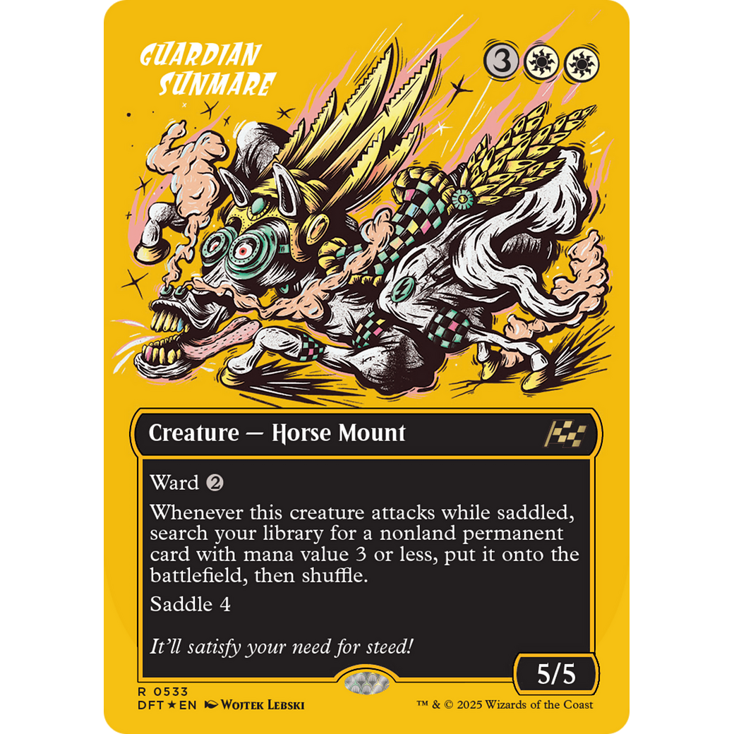 Guardian Sunmare (DFT-533) - Aetherdrift (Borderless) Foil