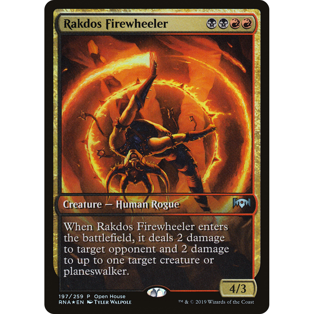 Rakdos Firewheeler (OHP-197) - Ravnica Allegiance Promos Foil