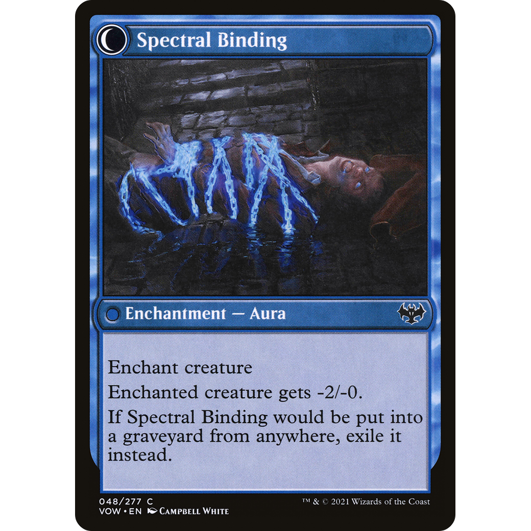 Binding Geist (VOW-048) - Innistrad: Crimson Vow: (Double Faced Transform)