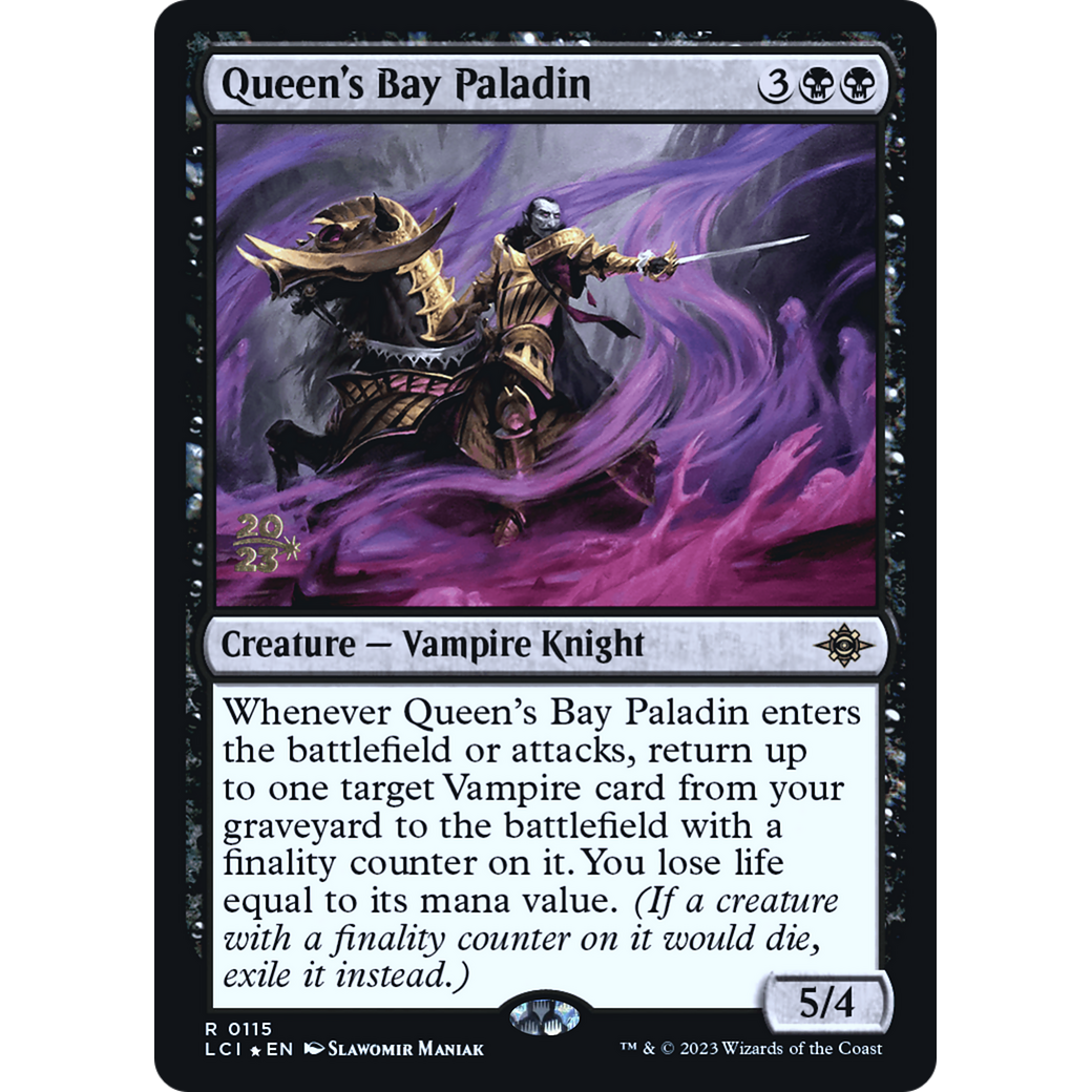 Queen's Bay Paladin (PRE-115S) - The Lost Caverns of Ixalan Promos Foil