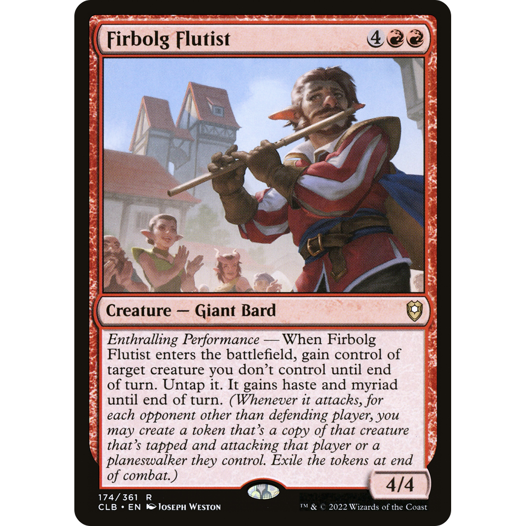 Firbolg Flutist (CLB-174) - Commander Legends: Battle for Baldur's Gate Foil