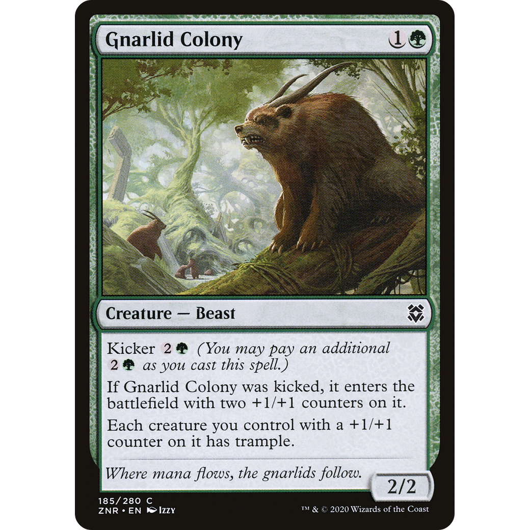 Gnarlid Colony (ZNR-185) - Zendikar Rising